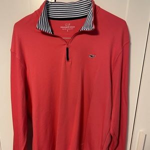 Vineyard vines pullover quarter zip L